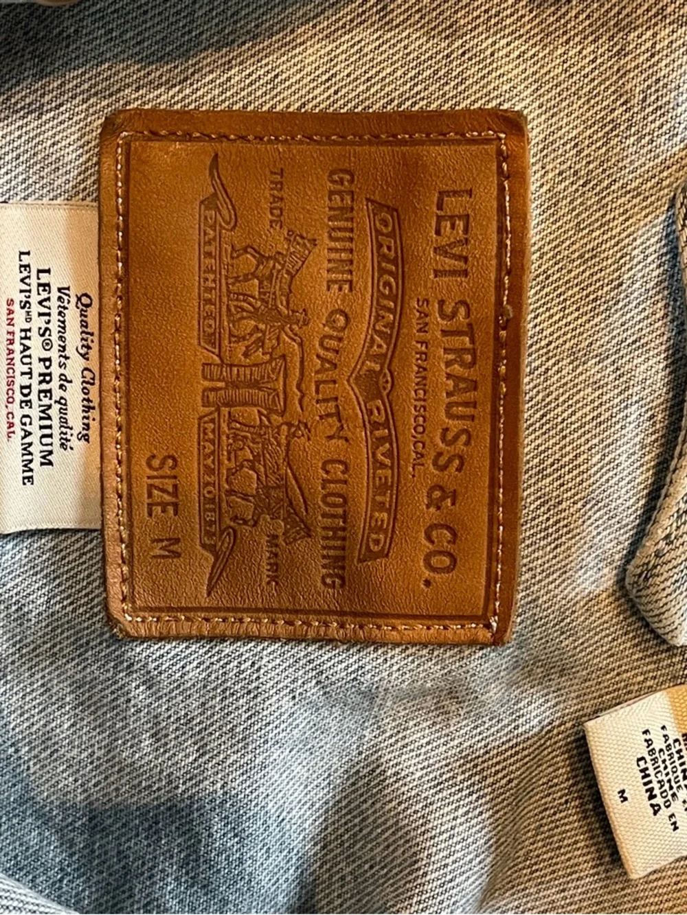 Levi's Light Wash Denim Jacket in Blue - Picture 8 of 10